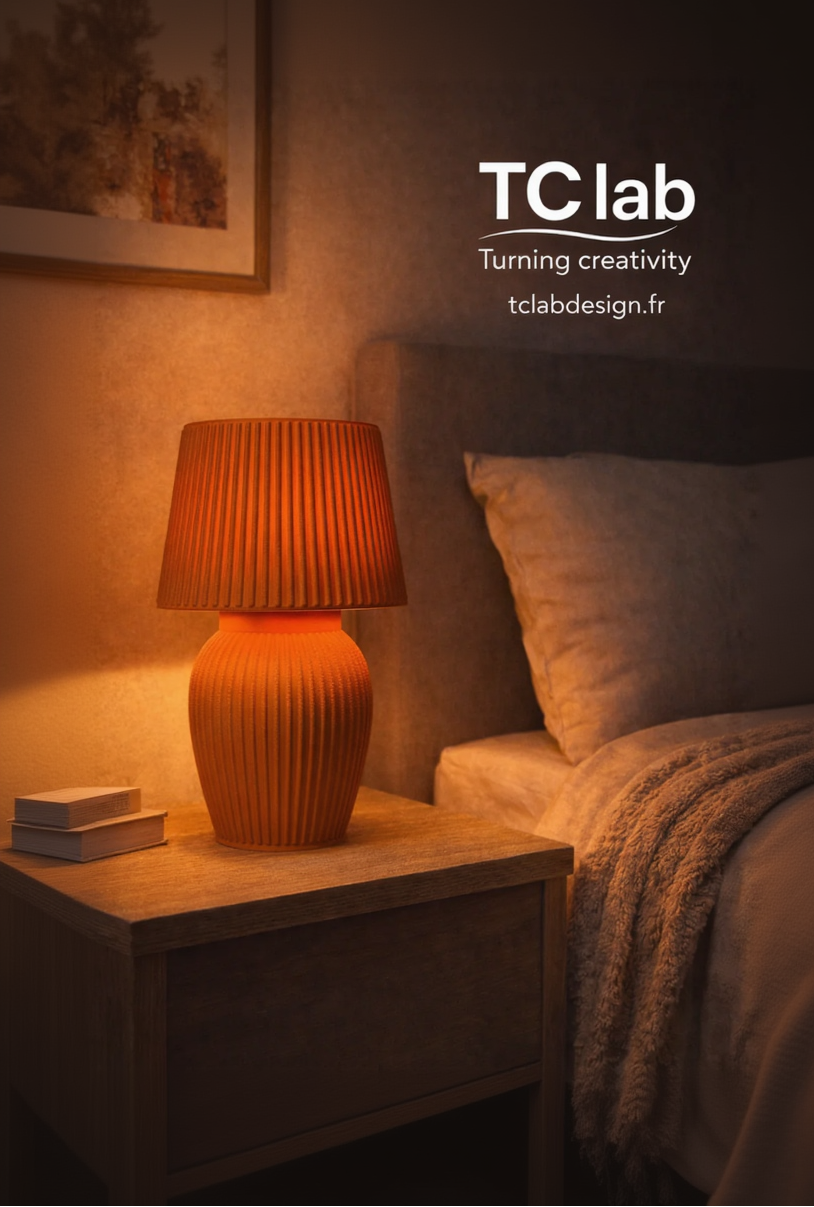 Buna – lampe design artisanale | TC Lab Design